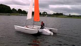 Strike 16 trimaran first sail