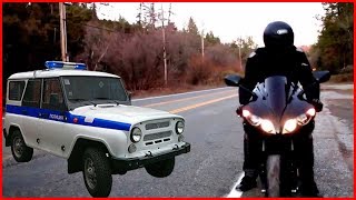 ПОГОНИ ДПС ЗА МОТО! НЕВЕРОЯТНО! ЖЕСТЬ! #2