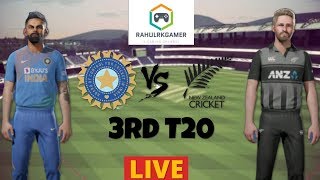 3rd T20 India vs New Zealand 2020 Live || Cricket 19
