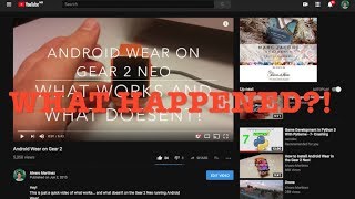 What happened to Android Wear on the gear 2?