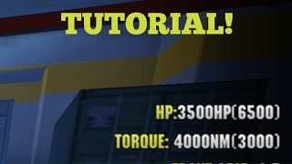 Tutorial how to make 3500HP and 4000Torque on Car Parking Multiplayer