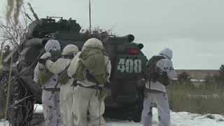 Отражение нападения условного противника на населенный пункт мотострелками ЗВО