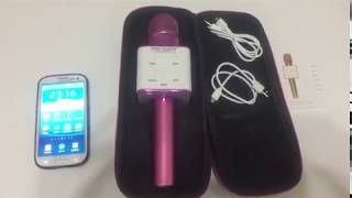 Bluetooth karaoke mikrofon türkçe anlatım nasıl kullanılır