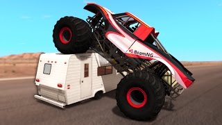 MIN NYE MONSTER TRUCK! // BeamNG Drive [Dansk]
