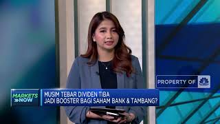Musim Tebar Dividen, Booster Bagi Saham Bank & Tambang?