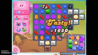 Candy Crush Level 1542 Audio Talkthrough, 1 Star 0 Boosters