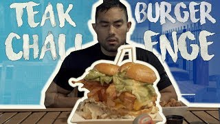 TWIN TEAK CHEESY BURGER CHALLENGE FEAT RANDY SANTEL & MICHAEL JENKINS