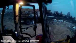 Вклейка стекла JCB 3CX