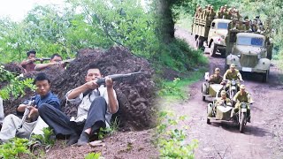 八路軍佈地雷陣，炸毀日軍卡車救戰友，不料日軍長官臨死前開出致命一槍！ ️ 抗日