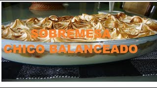 Sobremesa CHICO BALANCEADO/ Doce com banana e creme ou PAVÊ de banana.