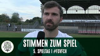 #FSVFCH | Stimmen zum Spiel gegen FSV Salmrohr (OLRPS 2017/18)