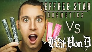 JEFFREE STAR .vs. KAT VON D | Liquid Lipstick Battle! | PopLuxe