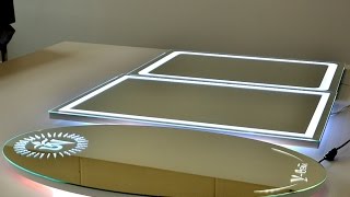 Овальное зеркало NEW MIRROR с контр ажурной подсветкой.Oval mirror with openwork counter lighting.