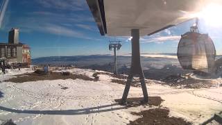 Prvá jazda lanovkou : štart - Skalnaté pleso 14.12.2013
