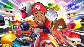 200CC & FRANTIC ITEMS + THE CREW = CHAOS! - [MARIO KART 8 DELUXE] | runJDrun