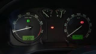 Установленный транспондер и Холодный пуск Skoda Octavia Tour 1,6 BFQ T-pass