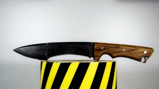 НОЖ ВЫЖИВАЛЬЩИКА ИЗ РЖАВОЙ РЕССОРЫ