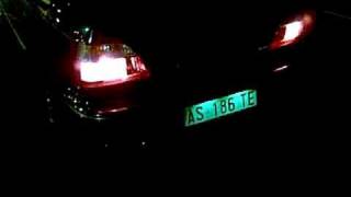 daewoo nexia 1.5 8v asso exhaust sound!!!! cool!!!