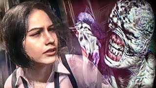 Resident Evil 2 Mods: Claire Messy Hair +Shirt vs. Nemesis