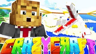 DEFEATING THE KING DRAGON - MINECRAFT'S OLDEST MOD PACK CRAZY CRAFT SURVIVAL #18 | JeromeASF