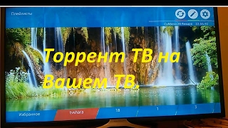 Возможность смотреть Торрент ТВ на Samsung Smart TV  Tizen  бесплатно !