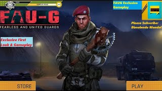 FAU-G Game First Look & Gameplay For Beginners | Action Game | Weapons Mission| First Impressions????????????