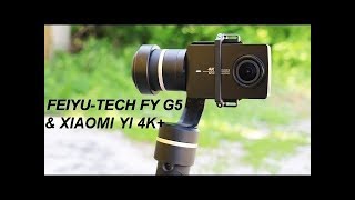 Стедикам Feiyu-Tech G5 и экшен камера Xiaomi YI 4K+