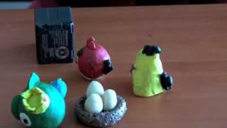 Angry Birds clay