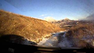 Поездка с горы Шелудивая на авто...