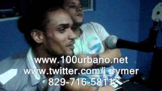 Colombo Rubirosa le manda fuego a Lapiz Conciente, Alex-X y Eury Uzi @ 100% Urbano Radio
