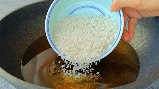 【小穎美食】大米放進滾燙的油鍋中，5秒變美食，連吃6天都不膩，營養解饞