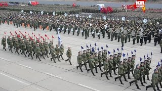 В Алабино отрепетировали будущий Парад Победы
