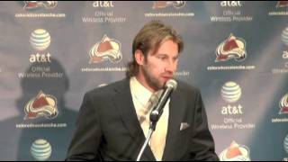 Forsberg´s retirement ceremony, speech and a memorial service (Belak, Salei, Skrastins)