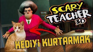 KORKUNÇ ÖĞRETMENİN EVİNDEN KEDİYİ KURTARDIM ? | SCARY TEACHER 3D