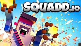SQUADD.io - Flamethrower Rampage! - Let's Play Squadd.io Gameplay