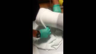 1st day after amputee surgery 10/01/2014