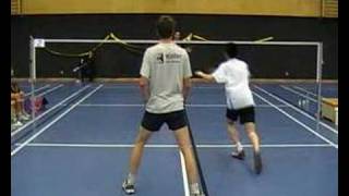 Badminton HEM 2007 JD U17 Larsen/Zhang vs. Li/Otto Set 1
