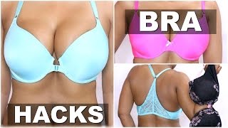 BRA HACKS!!! 10 HACKS EVERY WOMAN SHOULD KNOW | OMABELLETV