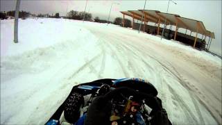 LaitseRallyPark - ICE KARTING 22.01.2012 (GoPro helmet camera)