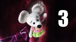 Вязаная Мышь Ч 3/4 Mouse Crochet P 3/4