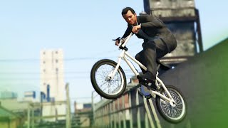 GTA 5 Stunts - Sick BMX Stunt! - (GTA V Stunts & Fails)
