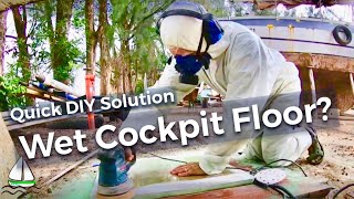 Cockpit Floor - Water Drainage Problem (Foam composite/Coosa board)-Patrick Childress Sailing #56