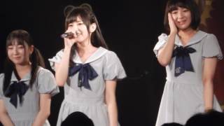 2017.05.21 ガルシン 卒業ワンマン 最後の自己紹介