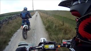 Full revs - trail blazing on a classic Suzuki DR250