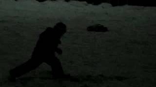 Traxxas T-Max 2.5 New Year Night,  Rally on snow