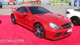 SL65 V12 Biturbo AMG Black Series Mercedes-Benz red