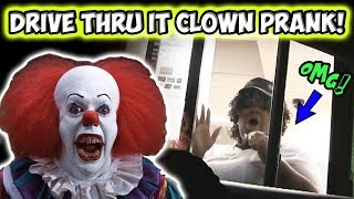 Drive Thru IT Clown Prank!!