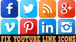 Fix Broken Twitter Icon | YouTube Links Icon Repair | Thank You 100 Subs!!!