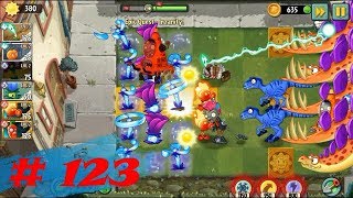 Растения против зомби 2 #123 Огненный горохострел ВЫЖИВАНИЕ Plants vs zombies 2