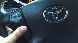 Как управлять автомагнитолой кнопками на руле. How to control the car radio button.
